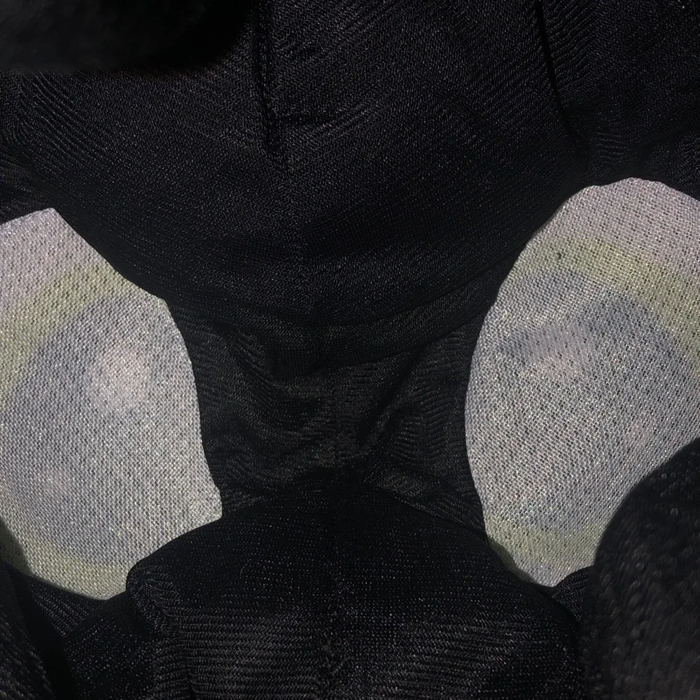 🍄 Adult Black Cat Mask with Green Eyes & Gold Ears